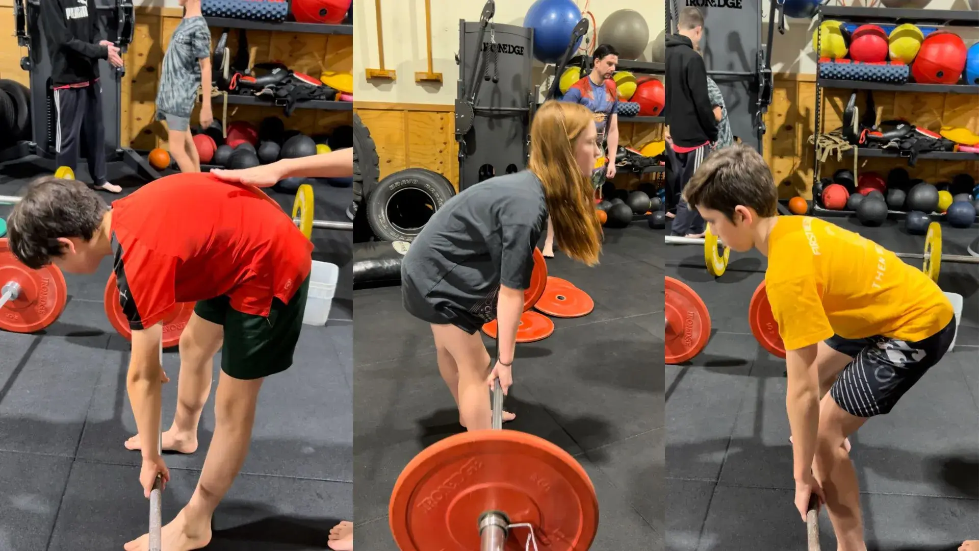 lifting technique during functional fitness for teens in eltham australia